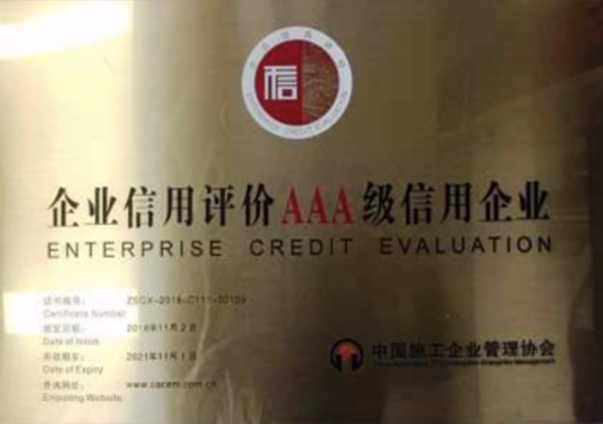 c54c6e99b7c740a 信誉评价AAA企业